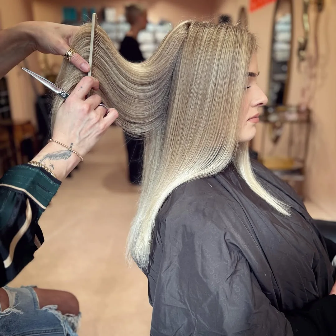Professionele plaatsing van een hairweave
