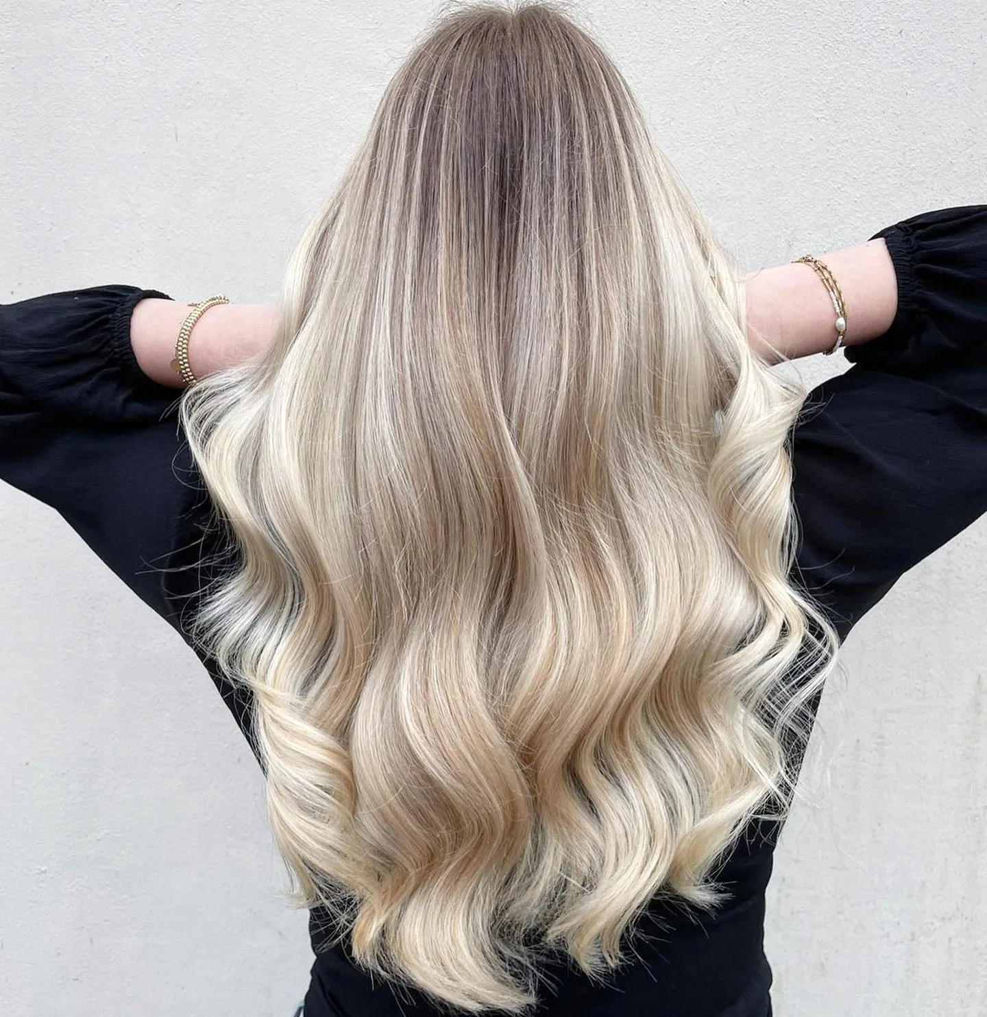 Balayage achteraanzicht