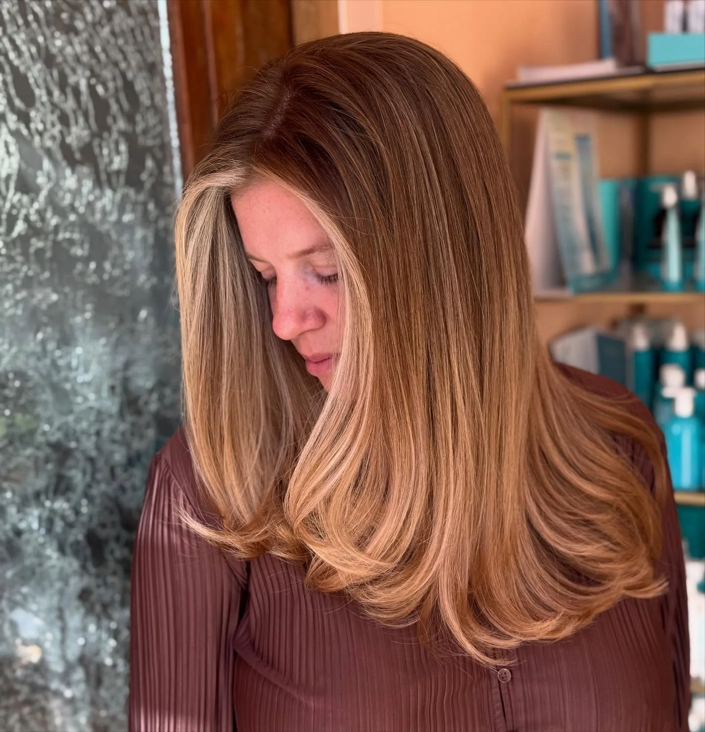 Koperblonde kleuring
