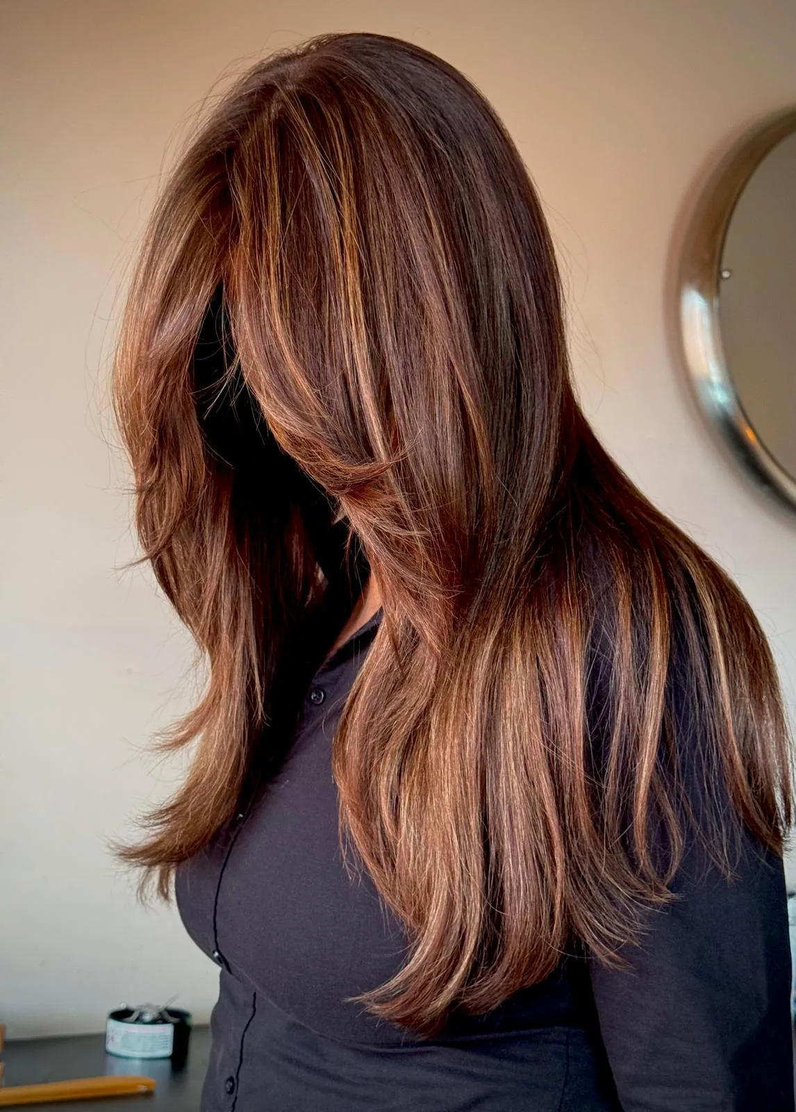 Balayage met zachte overgangen