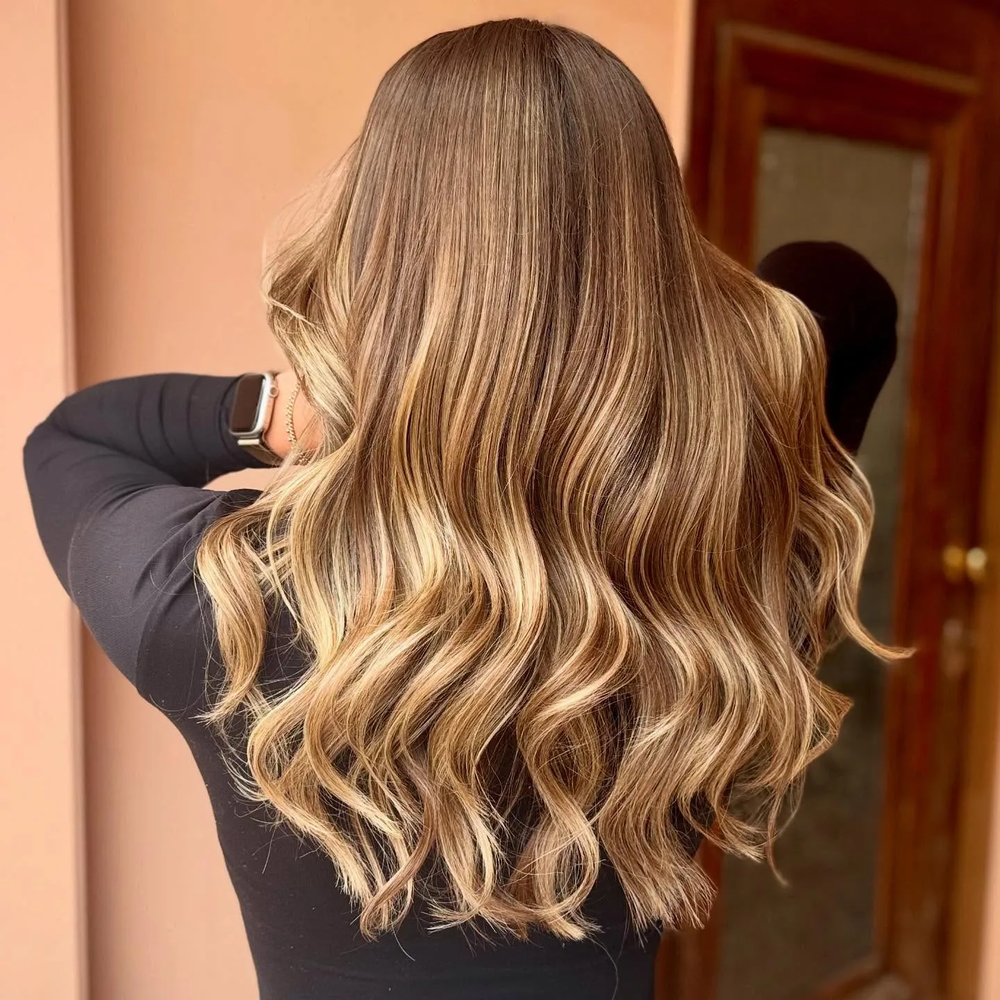 Goudblonde balayage